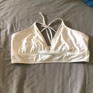 Athleta back tie bikini top